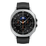 ساعت هوشمند 46 L500میلی‌متری سامسونگ مدل Galaxy Watch 8 Classic با بند چرمی
